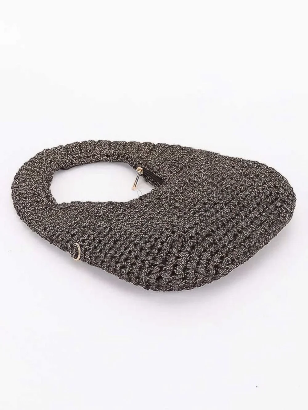 Crochet Woven Hobo Bag